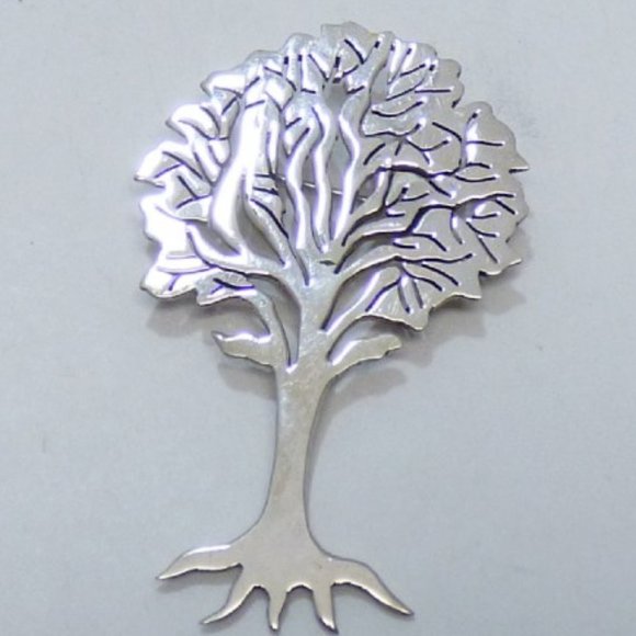Vintage Taxco Silver Tree Brooch - Picture 2 of 6